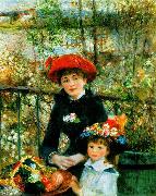 On the Terrace Pierre Renoir